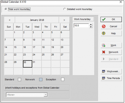 Primavera P6 Calendars - Creating and Assigning