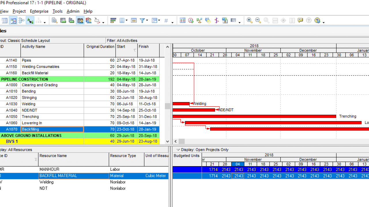 Resource Loading In Oracle Primavera P6 Projectcubicle