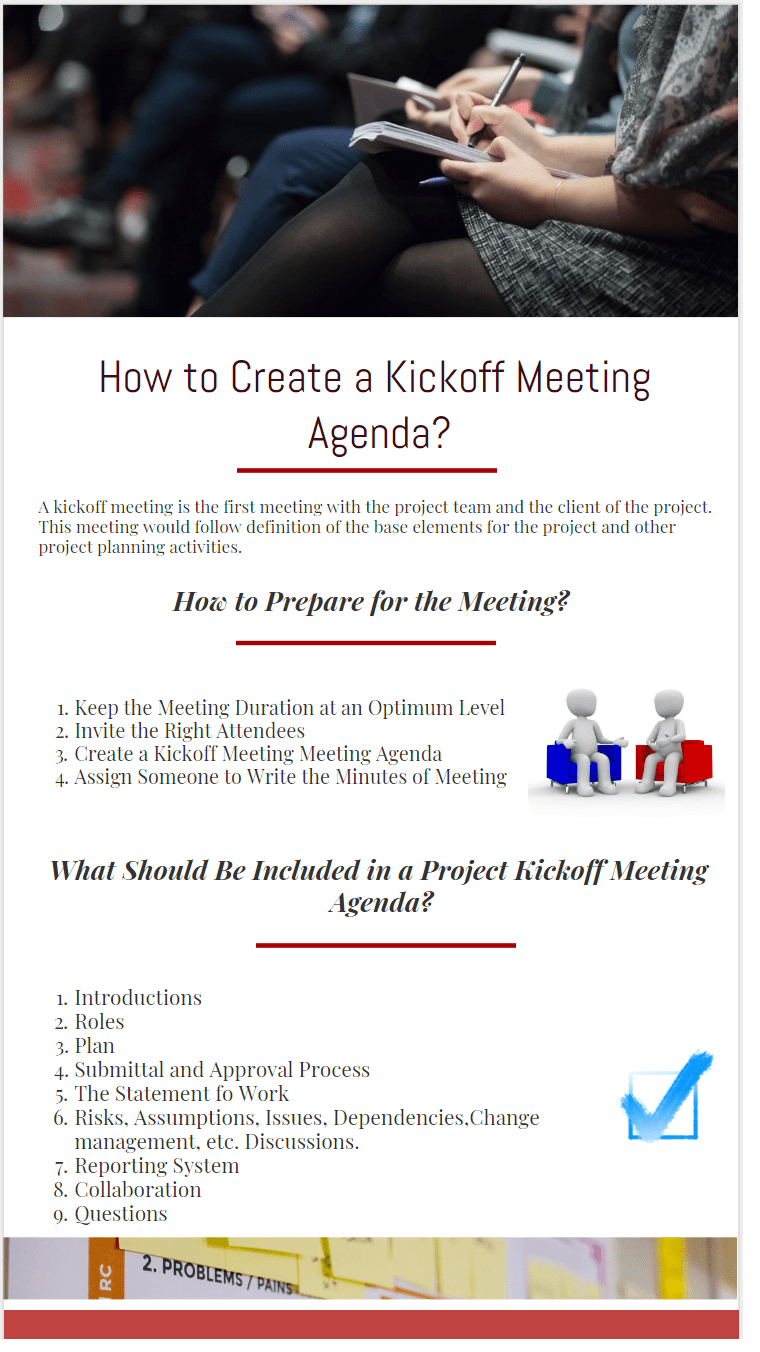 Kickoff Meeting Agenda How to Create? projectcubicle