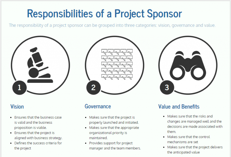 Project Sponsor Definition, Role And Responsibilities