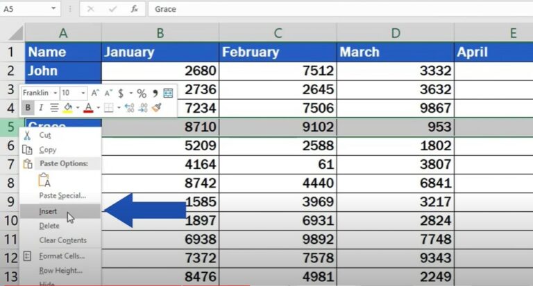 How To Add Rows In Excel Chart