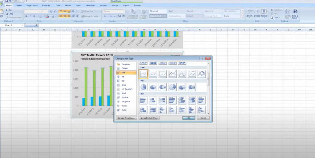 how-do-i-change-a-line-chart-in-excel-to-a-style