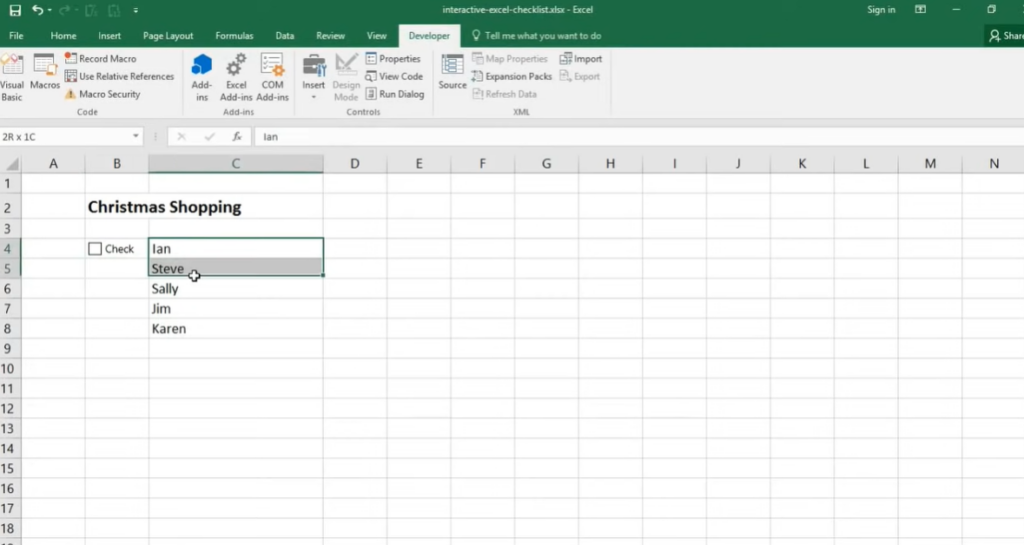 How do I make a checklist in Excel? Easy Ways