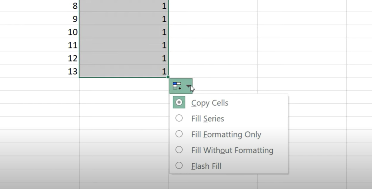 What Is AutoFill In Excel Projectcubicle