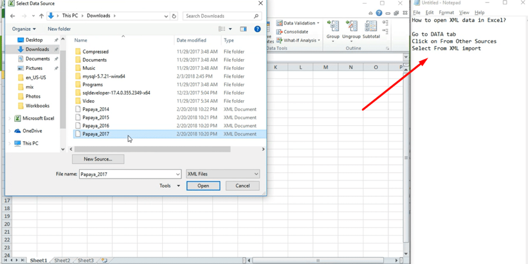 Excel Open Xml File Guide About Xml Files In Excel 9231