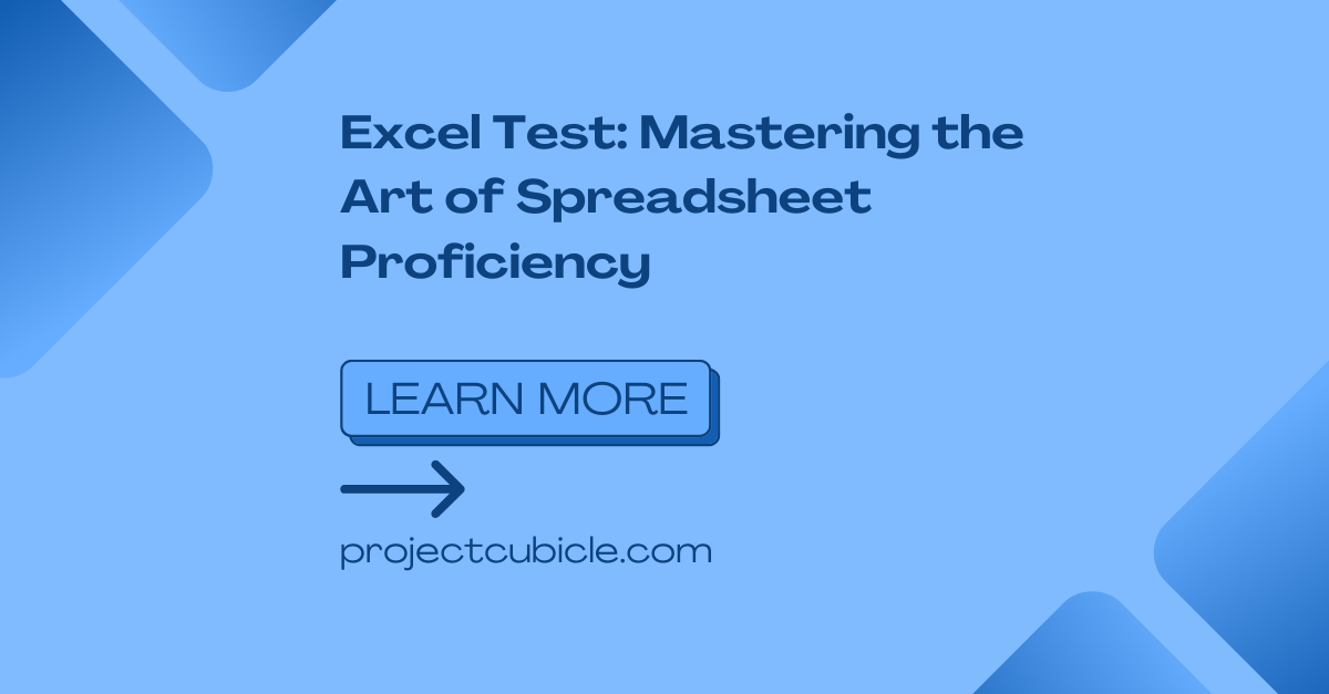 intermediate spreadsheet proficiency with microsoft excel test