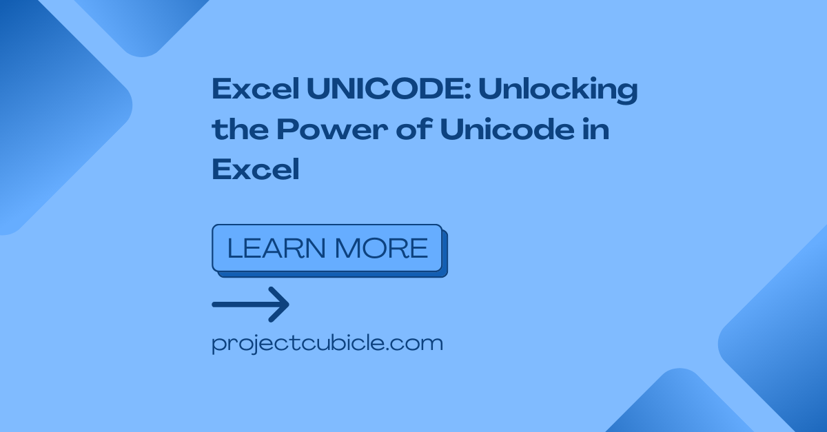 excel-unicode-unlocking-the-power-of-unicode-in-excel-projectcubicle