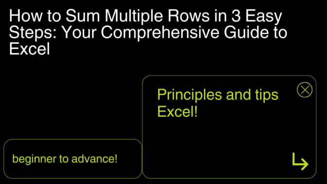 How To Sum Multiple Rows In 3 Easy Steps 2775