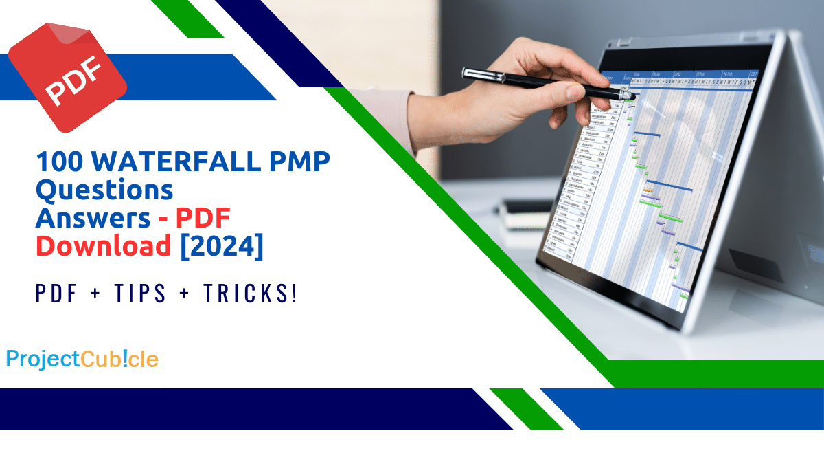 100 WATERFALL PMP Questions And Answers PDF Download 2024   100 WATERFALL PMP Questions And Answers PDF Download 2024 